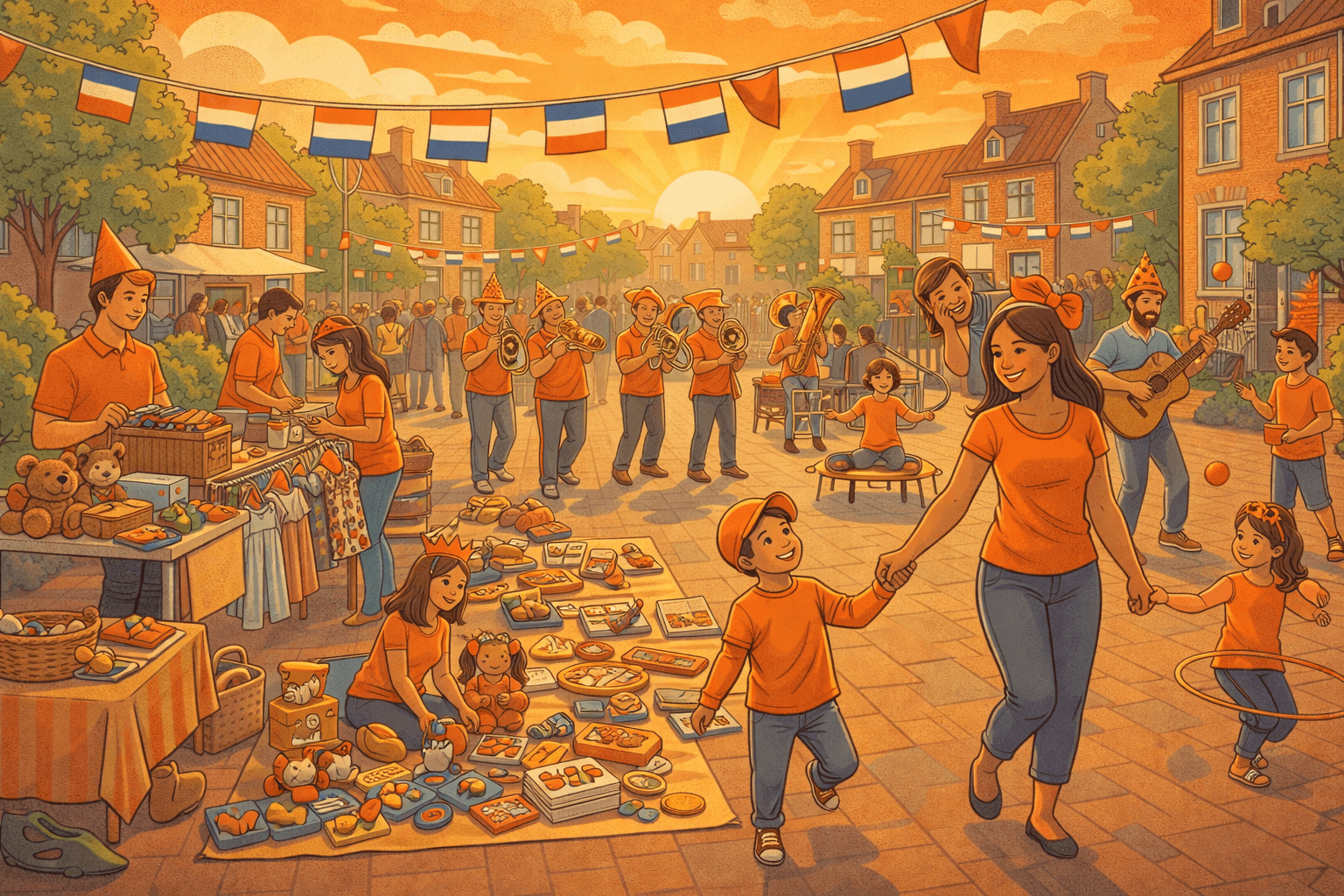 Koningsdag in de Wijk